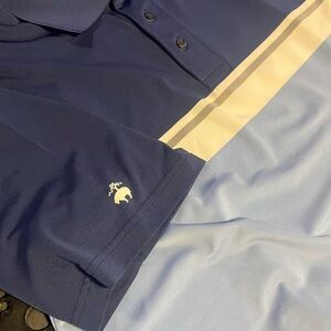 Brooks Brothers Two-Tone Polo in Navy and Sky Blue